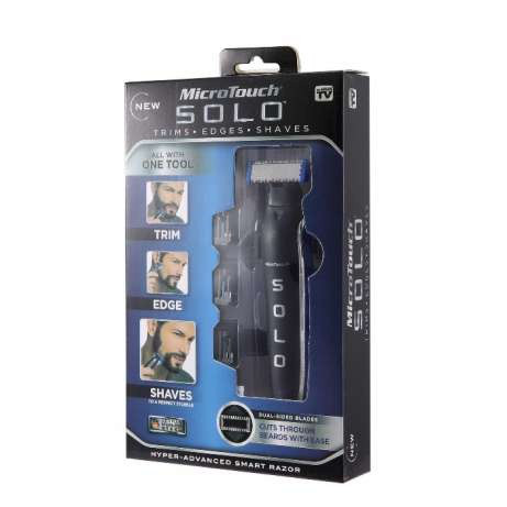 1713172623_trimmer-britva.jpg Тример- бритва для чоловіків Micro Touch Solo, чоловіча машинка для стриження волосся - Зображення 3