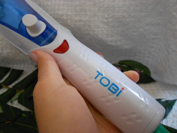 1853475353_ruchnoj-otparivatel-dlya.jpg Ручний відпарювач для одягу TOBI Steam Brush, парова праска, щітка-тачка - Зображення 9