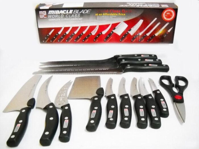 1853491004_nabor-professionalnyh-kuhonnyh.jpg Набір професійних кухонних ножів Miracle Blade 13в1 - Зображення 2