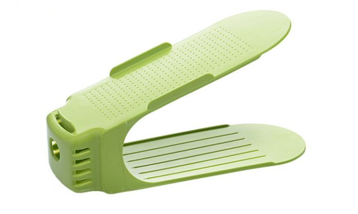 1853501418_4-v-1 4 в 1 Подвійні підставки для взуття Double Shoe Racks LY-500, органайзери для взуття — Комплект 4 шт. - Зображення 4