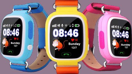 Смарт-годинник дитячий UWatch Q90 GPS контроль дзвінки повідомлення SOS Wi-Fi