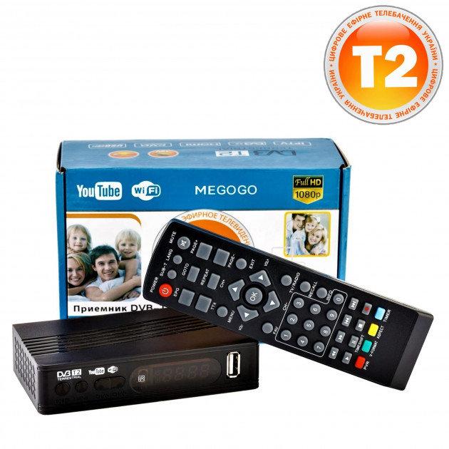 1954387173_tyuner-t2-mg811 Тюнер T2 MG811 приставка з переглядом YouTube IPTV Wi-Fi HDMI USB MEGOGO - Зображення 1