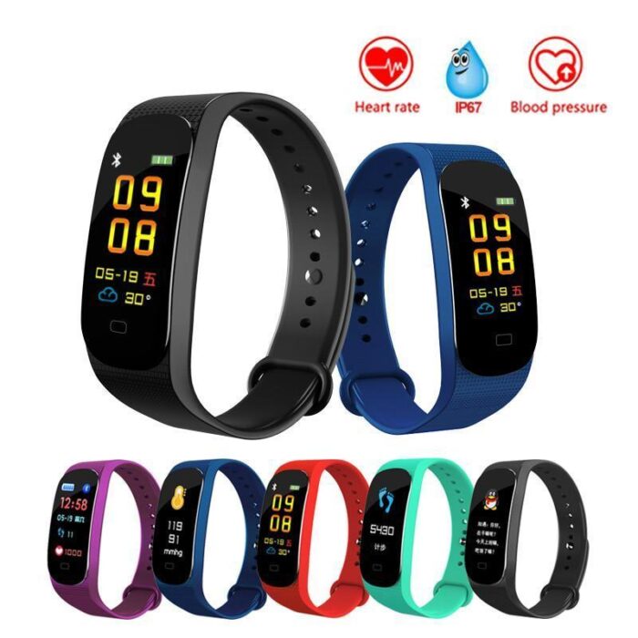Фітнес-браслет M5 Band Smart Watch Bluetooth 4.2, крокомір, фітнес-трекер, пульс, монітор сну - Image 1