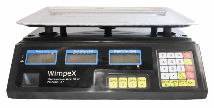 2239399132_torgovye-vesy-elektronnye Торгові ваги електронні 50 кг 4V Wimpex sa90331 Чорний Найкраща ціна! - Зображення 10