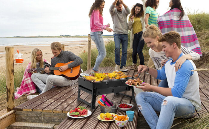2270900032_skladnoj-barbekyu-gril Складаний барбекю гриль портативний мангал BBQ Grill Portable — жароміцний Найкраща ціна! - Зображення 5