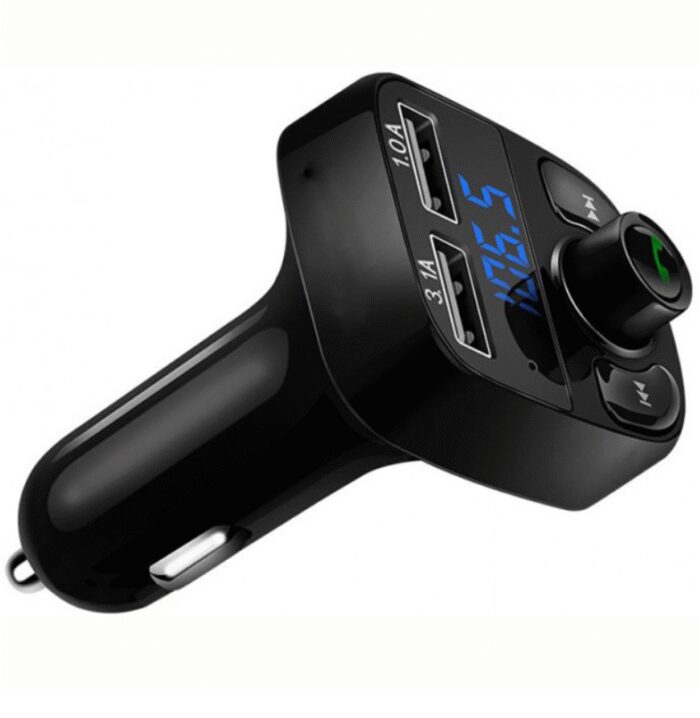 2455358822_fm-modulyator-fm ФМ-модулятор FM трансмітер CAR X8 з Bluetooth MP3 (X8) - Image 4
