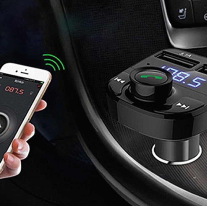 2455358864_fm-modulyator-fm ФМ-модулятор FM трансмітер CAR X8 з Bluetooth MP3 (X8) - Image 6