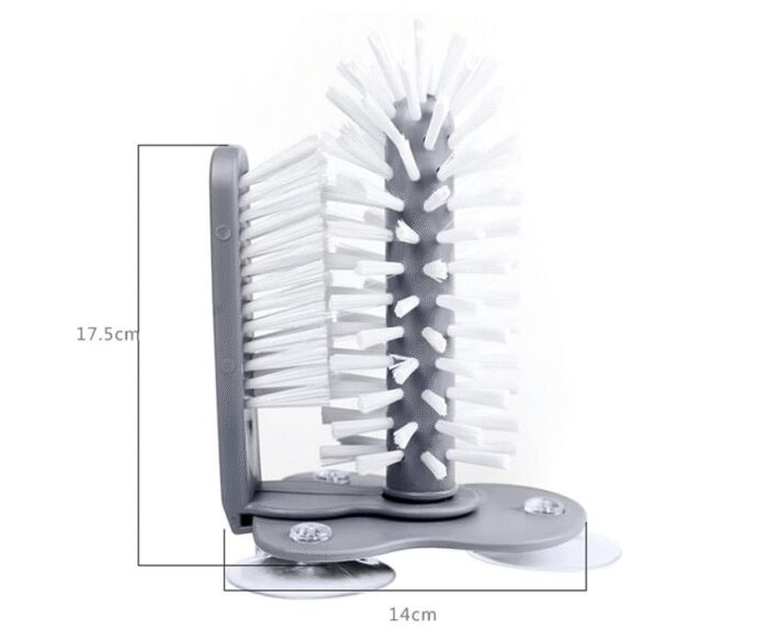 2501996205_schyotka-dlya-mytya Щітка для миття склянок і пляшок Multi-Function Suction Cup Brush, скловідмивач - Зображення 8