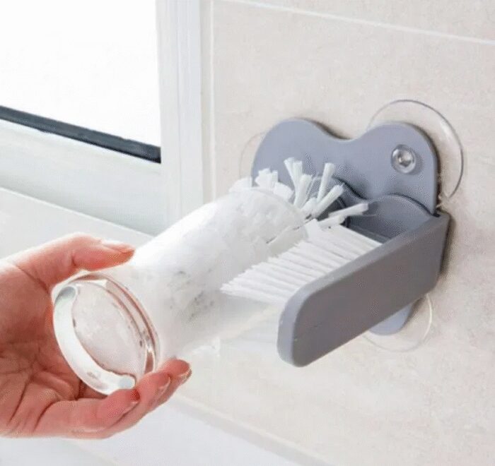 2501996211_schyotka-dlya-mytya Щітка для миття склянок і пляшок Multi-Function Suction Cup Brush, скловідмивач - Зображення 2
