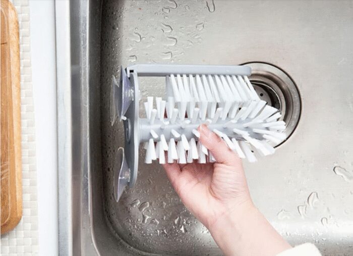 2501996219_schyotka-dlya-mytya Щітка для миття склянок і пляшок Multi-Function Suction Cup Brush, скловідмивач - Зображення 7