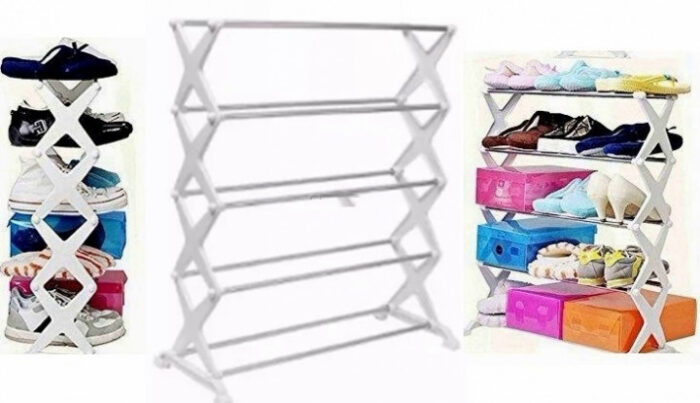 2553022548_stojka-dlya-hraneniya Стійка для зберігання взуття UTM Shoe Rack 5 полиць - Зображення 4