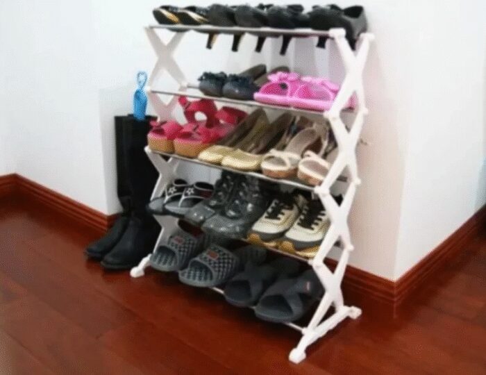 2553022556_stojka-dlya-hraneniya Стійка для зберігання взуття UTM Shoe Rack 5 полиць - Зображення 6