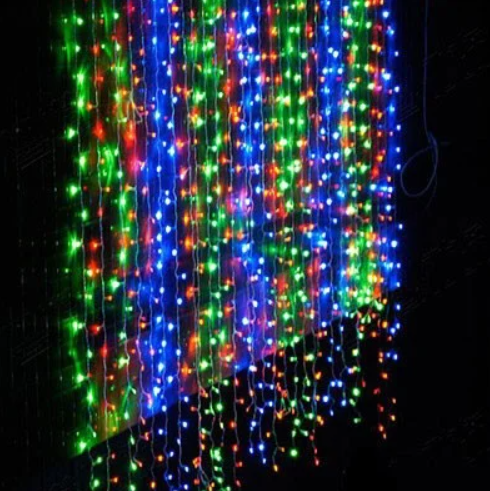 2723619512_girlyanda-vodopad-240 Гірлянда Водоспад 240 LED - Зображення 2
