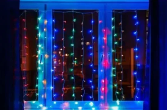 2723619519_girlyanda-vodopad-240 Гірлянда Водоспад 240 LED - Зображення 3