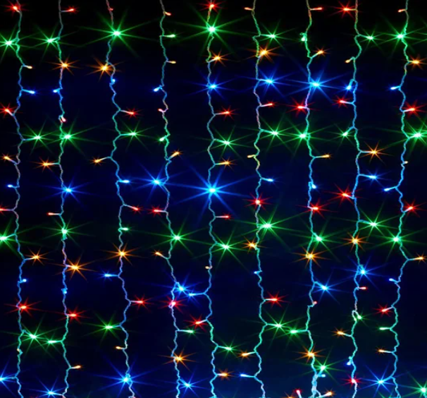 2723619559_girlyanda-vodopad-240 Гірлянда Водоспад 240 LED - Зображення 1
