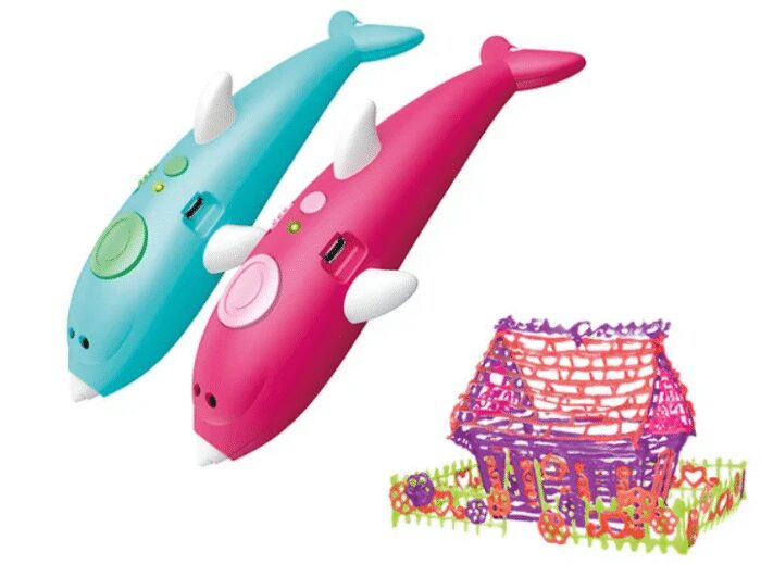 2833232115_detskaya-3d-ruchka 3D Ручка PEN-2 з LCD-дисплеєм + Пластик! Крута ручка для малювання! - Зображення 4