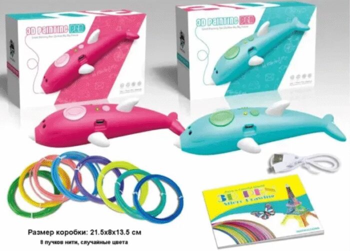 2833232116_detskaya-3d-ruchka 3D Ручка PEN-2 з LCD-дисплеєм + Пластик! Крута ручка для малювання! - Зображення 2