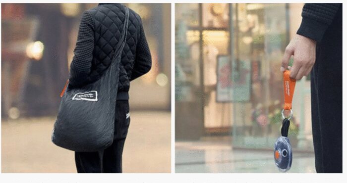 2837501404_skladnaya-kompaktnaya-sumka-shopper Складана компактна сумка-шопер Shopping bag to roll up WN04 - Зображення 3