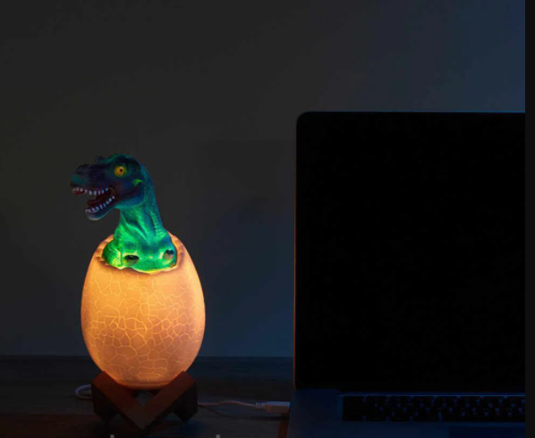 2998261520_3d-lampa-nochnik Лампа-нічник яйце Динозавра - Зображення 7