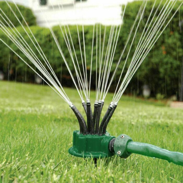 Система поливання Multifunctional sprinkler на 360 градусів розпилювач дощівник для поливання газону - Зображення 1