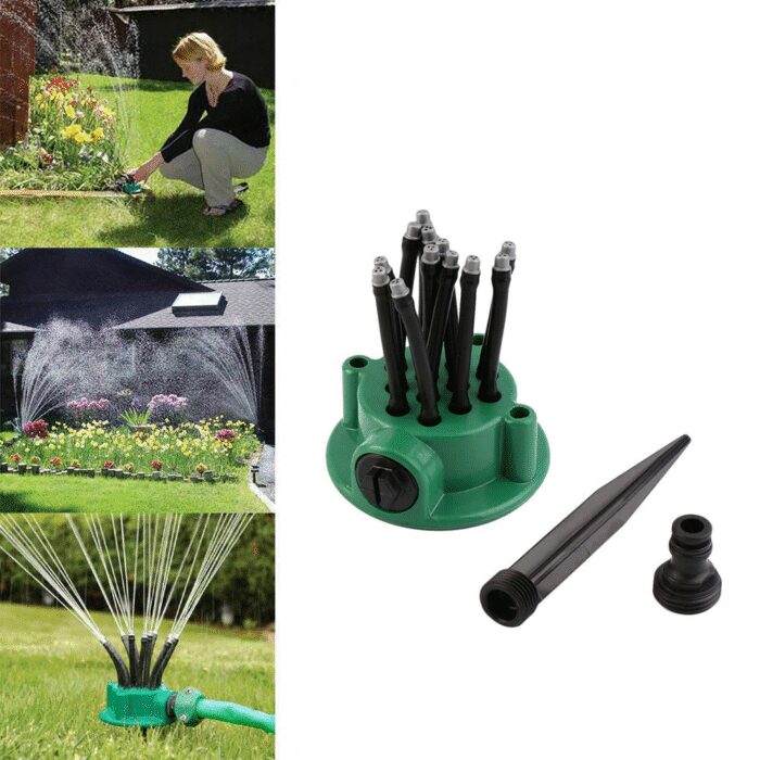 3105163063_sistema-poliva-multifunctional Система поливання Multifunctional sprinkler на 360 градусів розпилювач дощівник для поливання газону - Зображення 2