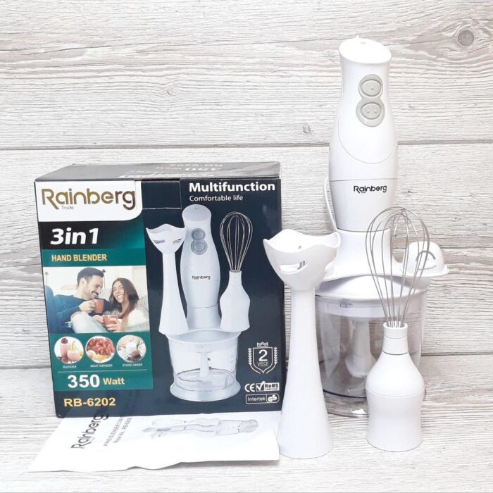 3124957570_blender-rainberg-rb Блендер заглибний Rainberg RB-6202 350W 3в1 - Зображення 3