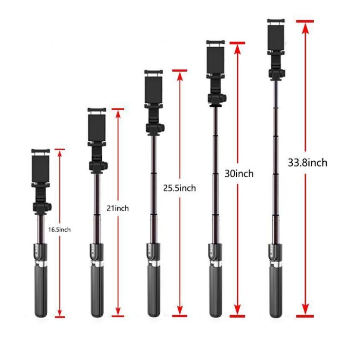 3158637284_stabilizator-telefona-gimbal Стабілізатор телефона Gimbal L08. Штатив тримач телефона з Bluetooth пультом дистанційного керування - Image 3