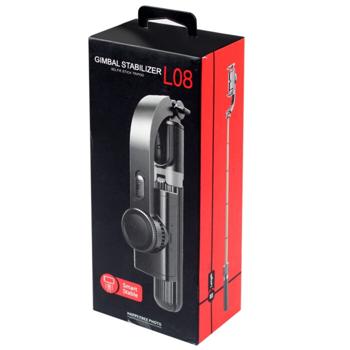 3158637291_stabilizator-telefona-gimbal Стабілізатор телефона Gimbal L08. Штатив тримач телефона з Bluetooth пультом дистанційного керування - Image 6