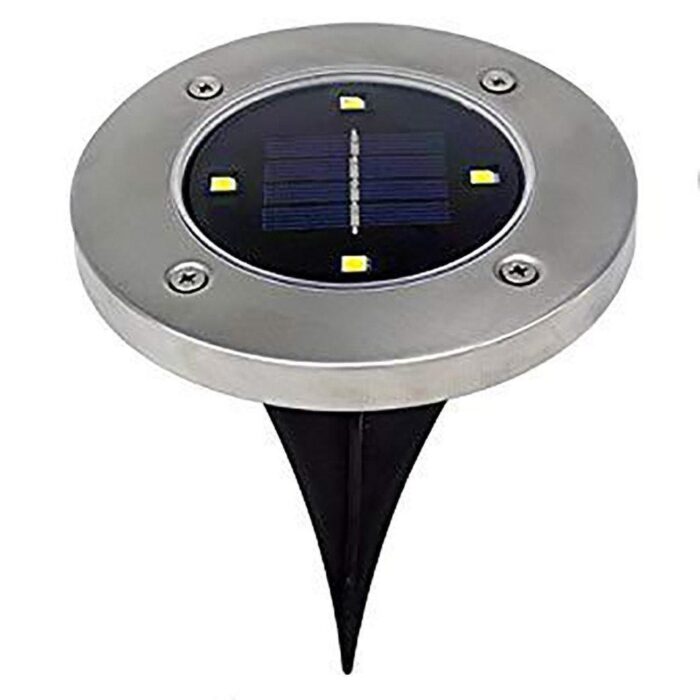 3170243672_ulichnyj-svetilnik-na Вуличний світильник на сонячній батареї Solar Disk 8led-dm8 — садовий ліхтар - Зображення 6