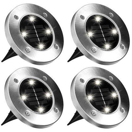 3170243675_ulichnyj-svetilnik-na Вуличний світильник на сонячній батареї Solar Disk 8led-dm8 — садовий ліхтар - Зображення 7