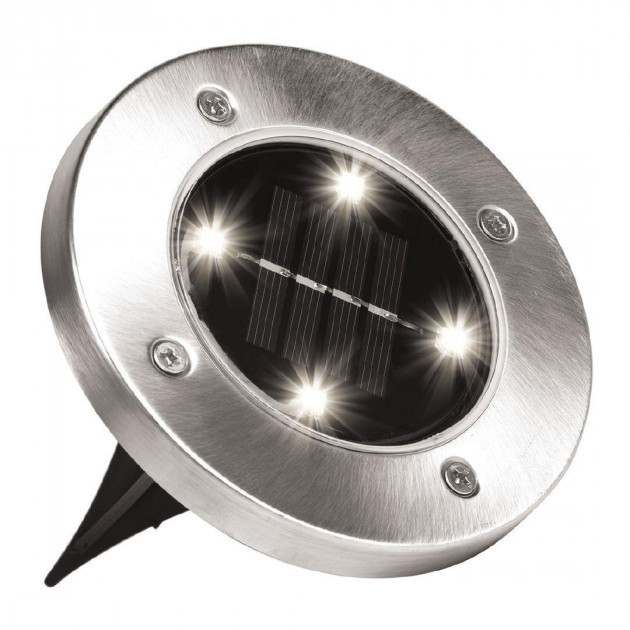 3170243682_ulichnyj-svetilnik-na Вуличний світильник на сонячній батареї Solar Disk 8led-dm8 — садовий ліхтар - Зображення 1