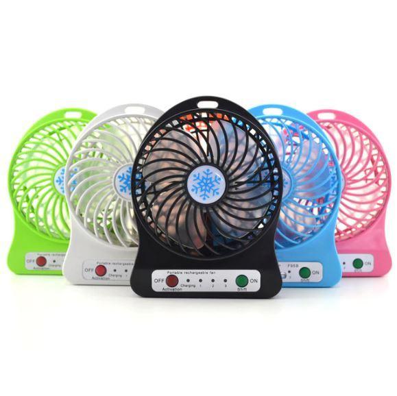 3175543258_portativnyj-usb-mini-ventilyator Портативний USB мінівентилятор з акумулятором Portable Mini Fan (настільний) - Image 3