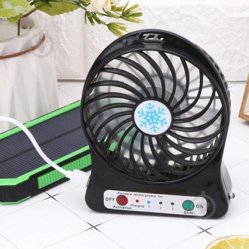 3175543259_portativnyj-usb-mini-ventilyator Портативний USB мінівентилятор з акумулятором Portable Mini Fan (настільний) - Image 5