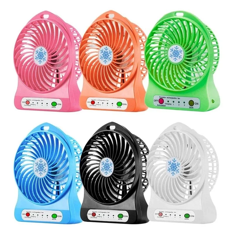3175543262_portativnyj-usb-mini-ventilyator Портативний USB мінівентилятор з акумулятором Portable Mini Fan (настільний) - Image 1