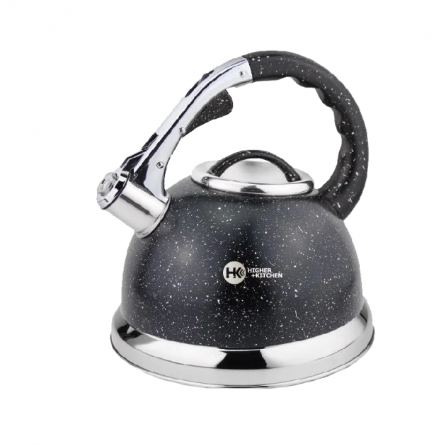 3235530308_chajnik-so-svistkom Чайник зі свистком гранітний HIGHER+KITCHEN ZP-021 3.5 л - Зображення 5