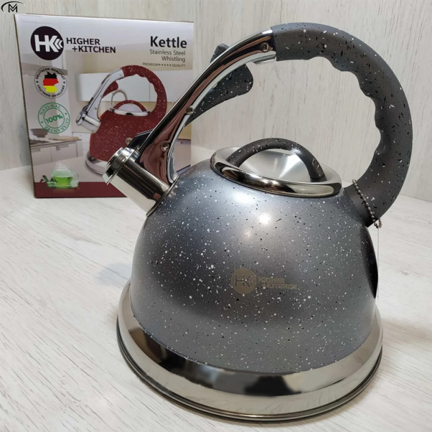 3235530313_chajnik-so-svistkom Чайник зі свистком гранітний HIGHER+KITCHEN ZP-021 3.5 л - Зображення 6