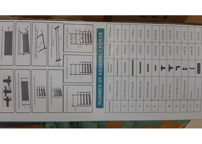 3421943598_universalnaya-veshalka-dlya Універсальний вішак для одягу New simple floor clothes rack size 60X29.5X151 см Чорний - Image 6