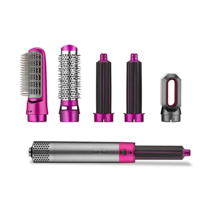 3437233664_stajler-5v1-hot Стайлер 5в1 Hot Air Styler для різних типів волосся з функціями надання об'єму, випрямлення - Зображення 6