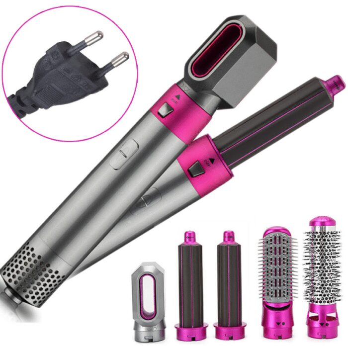 3437233684_stajler-5v1-hot Стайлер 5в1 Hot Air Styler для різних типів волосся з функціями надання об'єму, випрямлення - Зображення 5