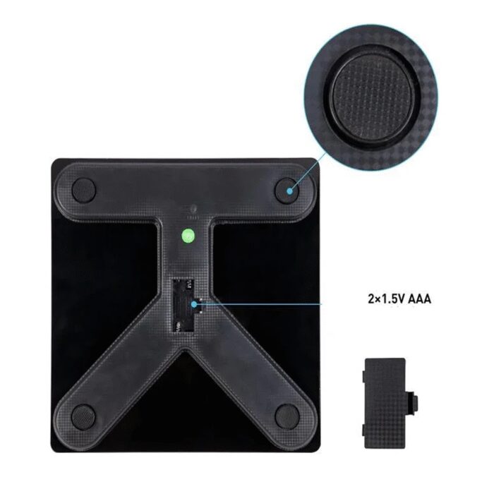 3586598633_napolnye-umnye-fitnes Підлогові розумні фітнес-ваги Bluetooth до 180 кг A-8003/Смарт ваги з застосунком - Зображення 3