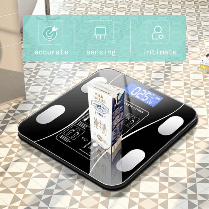 3586598761_napolnye-umnye-fitnes Підлогові розумні фітнес-ваги Bluetooth до 180 кг A-8003/Смарт ваги з застосунком - Зображення 7