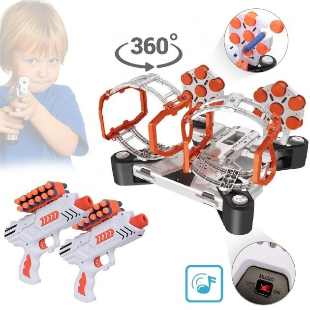 3620872714_tir-nabor-igrovoj Тир набір ігровий Space Wars BLD Toys "Стрільба з бластера по гравіну з мішенями" B3229 - Image 1