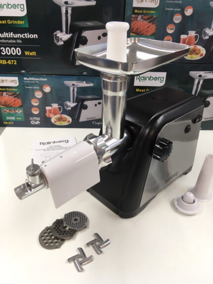 Електром'ясорубка із соковижималкою Rainberg 3000 Вт