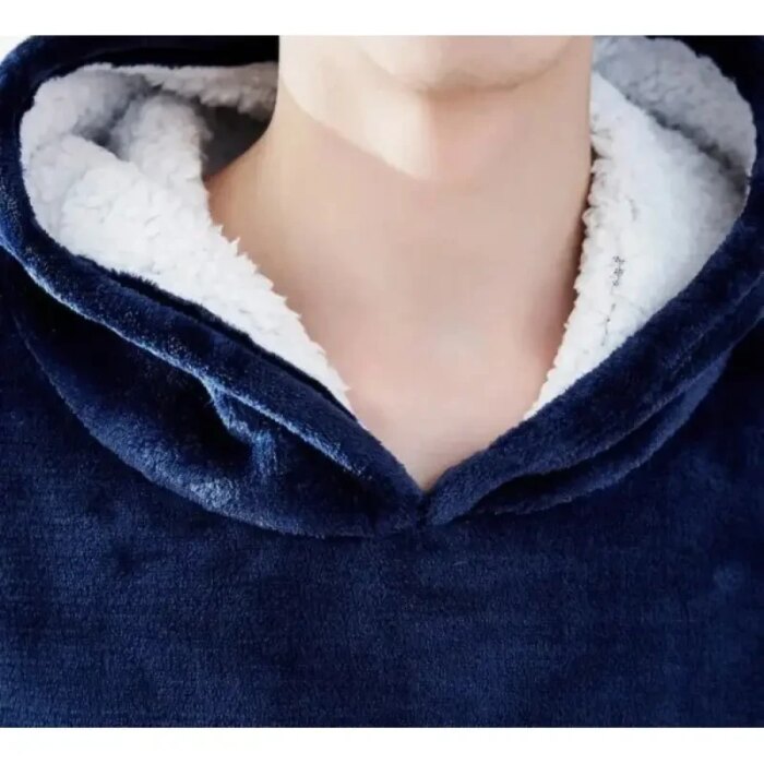 3956553195_tolstovka-pled-s Толстовка плед із капюшоном Huggle Hoodie - Зображення 2