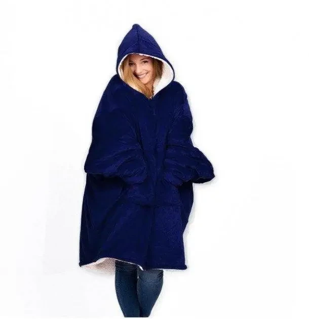 3956553209_tolstovka-pled-s Толстовка плед із капюшоном Huggle Hoodie - Зображення 3