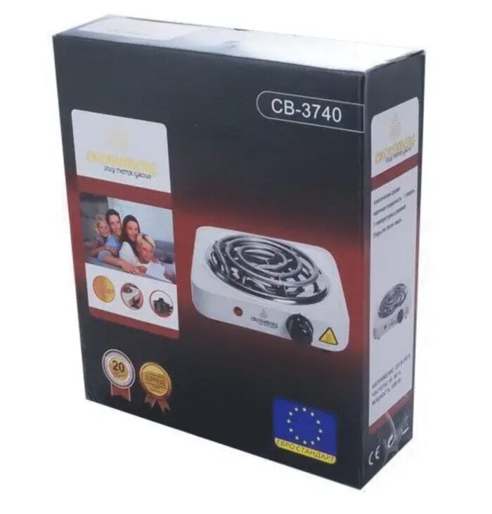 3960559664_elektroplita-crownberg-sv-3740 Електроплита CROWNBERG 1000W спіральна - Image 4