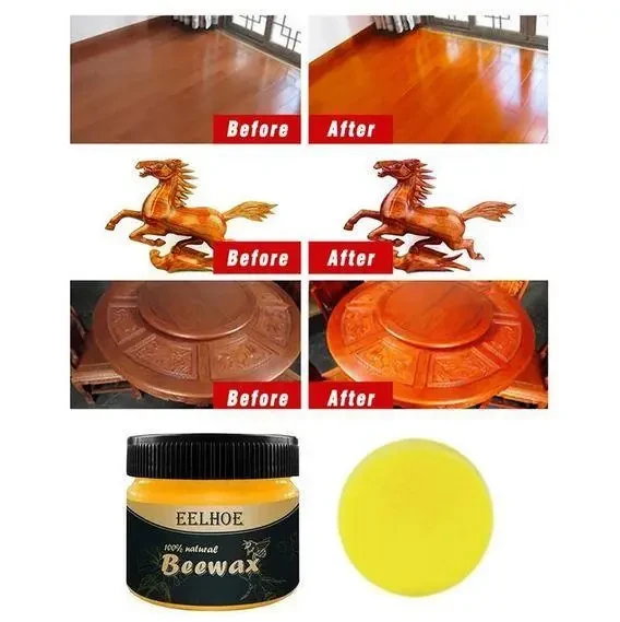 3969932716_polirol-dlya-mebeli Поліроль для меблів Beewax 80 г/Воскова поліроль для меблів - Зображення 5
